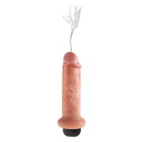 King Cock pene eyaculador 6" - color piel, imagen 4