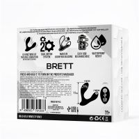 Tardenoche Brett masajeador de próstata con mando, imagen 4