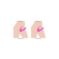 Strap U strap-on sin arnés inflable (rosa), imagen 3