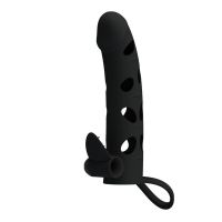 Pretty Love funda para el pene con bala vibradora (negro)