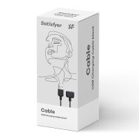 Satisfyer cable de carga USB (blanco), imagen 2