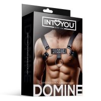IntoYou Domine arnés de pecho para hombre, cuero vegano, imagen 4