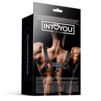 IntoYou Domine arnés de pecho para hombre, cuero vegano, imagen 5