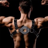 IntoYou Quovis arnés de pecho para hombre, cuero vegano, imagen 3