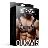 IntoYou Quovis arnés de pecho para hombre, cuero vegano, imagen 4