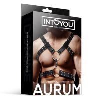 IntoYou Aurum arnés de pecho para hombre, cuero vegano, imagen 4