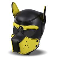 IntoYou Hound máscara de perro de neopreno con bozal desmontable, imagen 3
