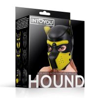 IntoYou Hound máscara de perro de neopreno con bozal desmontable, imagen 5