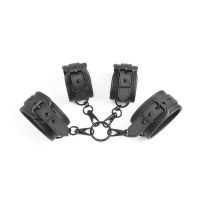 IntoYou set de esposas de muñecas y tobillos cuero vegano, imagen 4