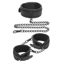 IntoYou set de collar y esposas, cuero vegano