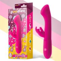 Goodies Cotton vibrador punto G y rabbit (fucsia)