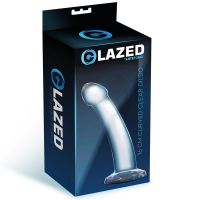 Glazed dildo curvo 16 cm, imagen 3