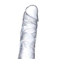 Glazed dildo realista 19 cm, imagen 5