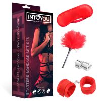 IntoYou set de bondage de 4 piezas para principiantes (rojo), imagen 2