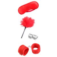 IntoYou set de bondage de 4 piezas para principiantes (rojo)