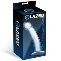 Glazed dildo curvo 18 cm, imagen 3