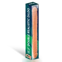 Max & Co Trent dildo doble realista color piel 17,3" - 44 cm, imagen 6