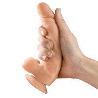 Max & Co Zane dildo realista con testículos 7,6" color piel, imagen 3