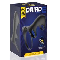 Minothor Driade anillo triple de silicona para hombre