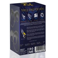Minothor Driade anillo triple de silicona para hombre, imagen 3