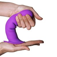 Adrien Lastic Hitsens 3 dildo de doble densidad con vibración (morado), imagen 2