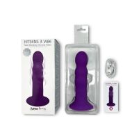 Adrien Lastic Hitsens 3 dildo de doble densidad con vibración (morado), imagen 3