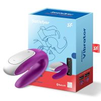 Satisfyer Double Fun vibrador para parejas (violeta), imagen 4