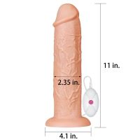 Lovetoy King dildo vibrador 11", imagen 2