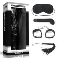 Lovetoy kit de bondage Deluxe con vibrador (negro)
