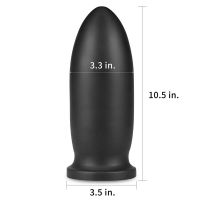 Lovetoy dildo King Sized Anal Bomber 9" (negro), imagen 4
