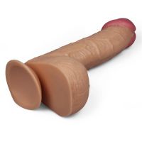Lovetoy King dildo 10,5" color piel, imagen 3