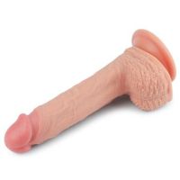Lovetoy Nature dildo de silicona líquida 8,5" color piel