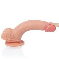 Lovetoy Nature dildo de silicona líquida 8,5" color piel