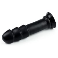 Lovetoy Dildo King Sized Anal Ripples 11.25" (Negro), imagen 2