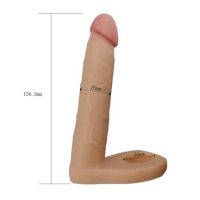 Lovetoy Ultra Soft dildo doble 6,25" color piel