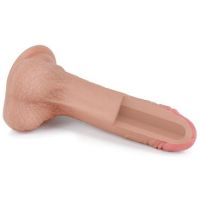 Lovetoy Nature dildo de silicona líquida 7" color piel