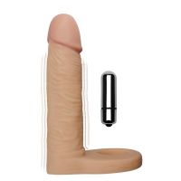 Lovetoy funda ultrablanda para doble penetración 5,8" con vibración