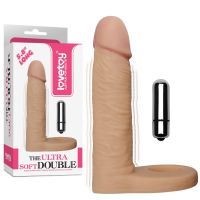 Lovetoy funda ultrablanda para doble penetración 5,8" con vibración, imagen 6