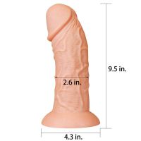 Lovetoy dildo King 9,5" color piel, imagen 3
