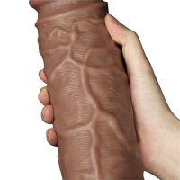 Lovetoy dildo King 10,5" con vibración (marrón), imagen 2