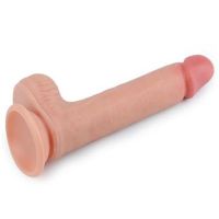 Lovetoy Nature dildo de silicona líquida 8" color piel