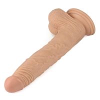 Lovetoy dildo Real Extreme 9,5" color piel, imagen 3