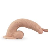 Lovetoy dildo Real Extreme 9,5" color piel, imagen 6