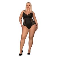 Obsessive Amallie body de encaje con aro (negro), imagen 3