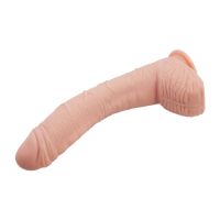 Baile Alex dildo curvo con testículos y ventosa punto G, imagen 6