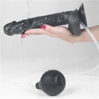Lovetoy Dildo Squirting 11" (Negro), imagen 6
