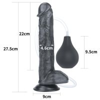 Lovetoy Dildo Squirting 11" (Negro), imagen 8
