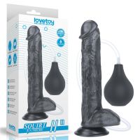 Lovetoy Dildo Squirting 11" (Negro), imagen 9