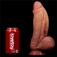 Lovetoy Nature King dildo de doble capa 10"