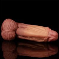 Lovetoy Nature King dildo de doble capa 10"